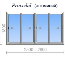 Остекление балкона WDS