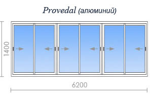 Остекление балкона WDS